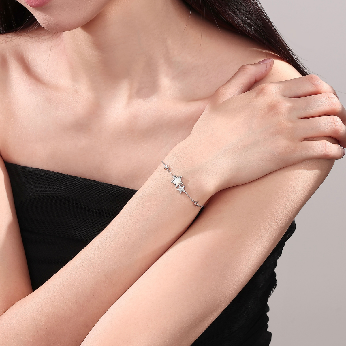ORPHELIA SILVER Bracciale Mixed Elements In Argento 925: Gioiello Artigianale Senza Tempo, Design Classico E Moderno, Elegante Per Uomo E Donna, Fatto In Belgio
