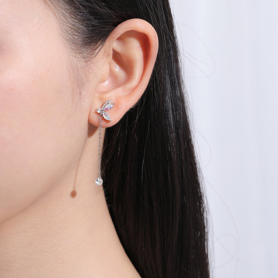 Iris Butterfly Earrings 925 Silver