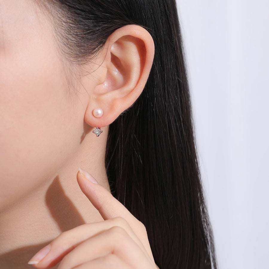 Alice Freshwater Pearl Earjacket 925 Silver