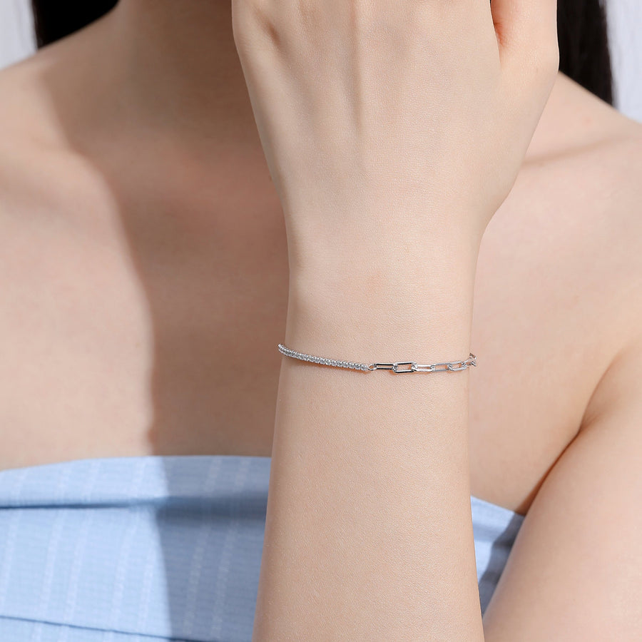 Dainty Debbi Tennis Bracelet 925 Silver
