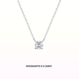 Joni Moissanite Necklace 925 Silver