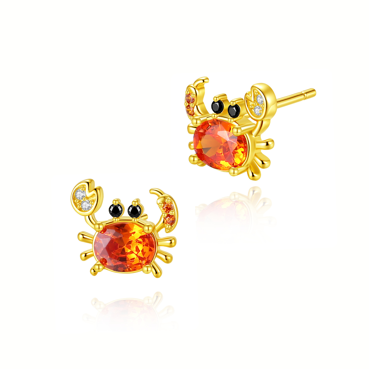 Chili Crablings Ear Studs 925 Silver