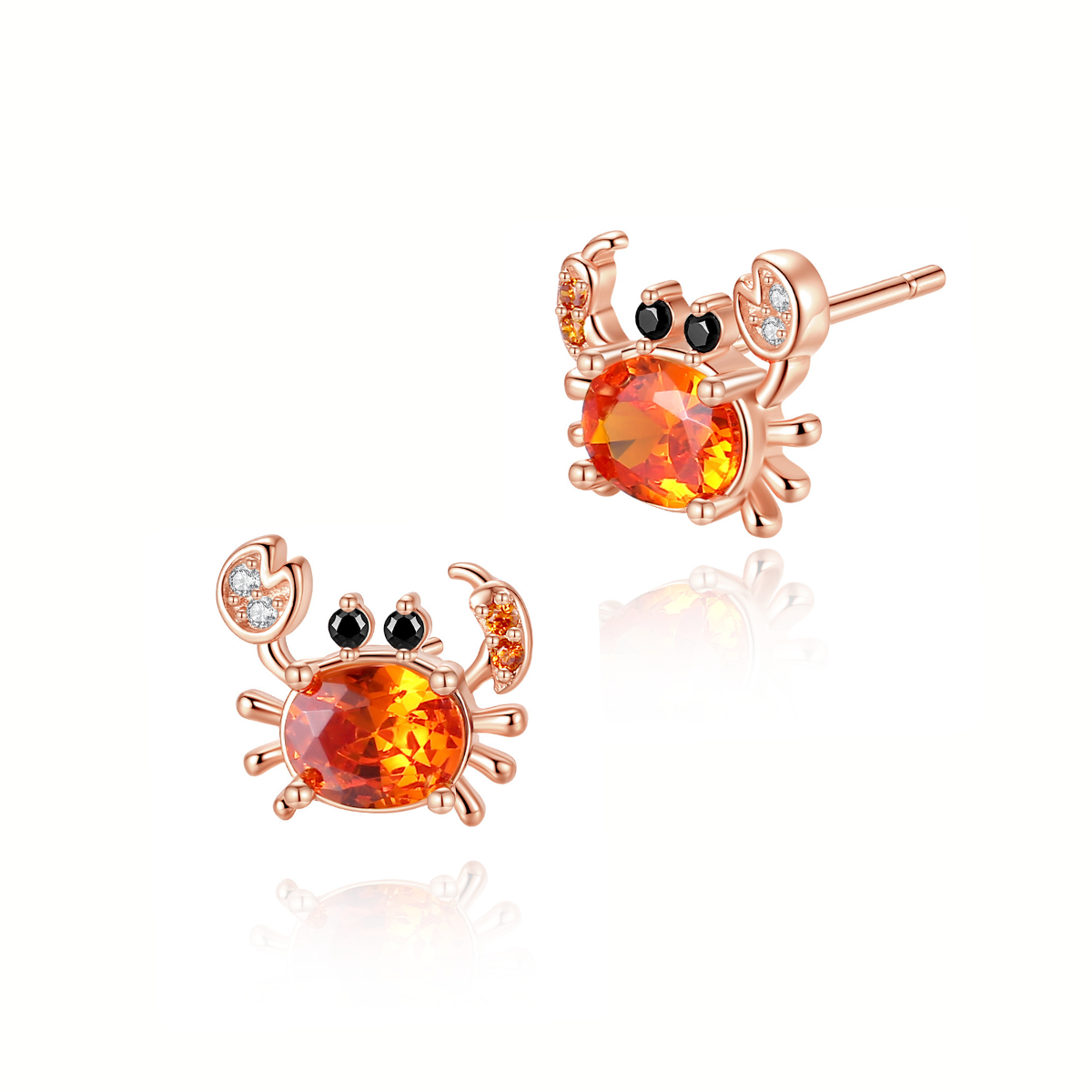 Chili Crablings Ear Studs 925 Silver
