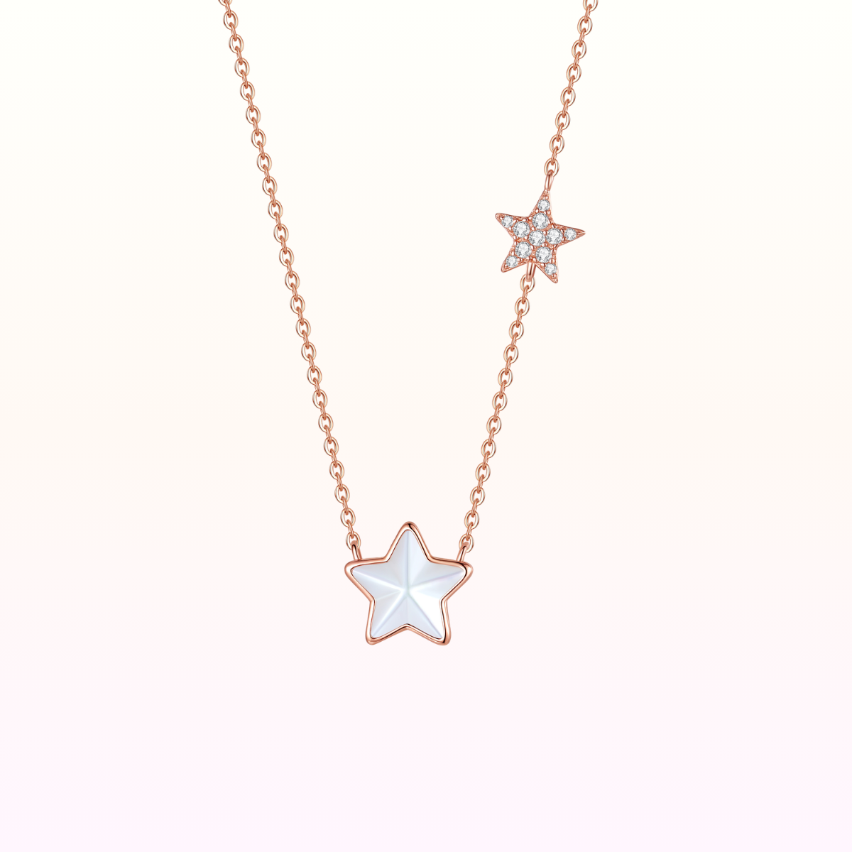 LumiStellar Shell Necklace 925 Silver