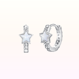 LumiStellar Shell Huggies 925 Silver