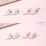 Ruka Pink Sakura Earstud 925 Silver