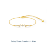 Dainty Zircon Bracelet 925 Silver
