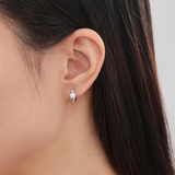 LumiStellar Shell Huggies 925 Silver