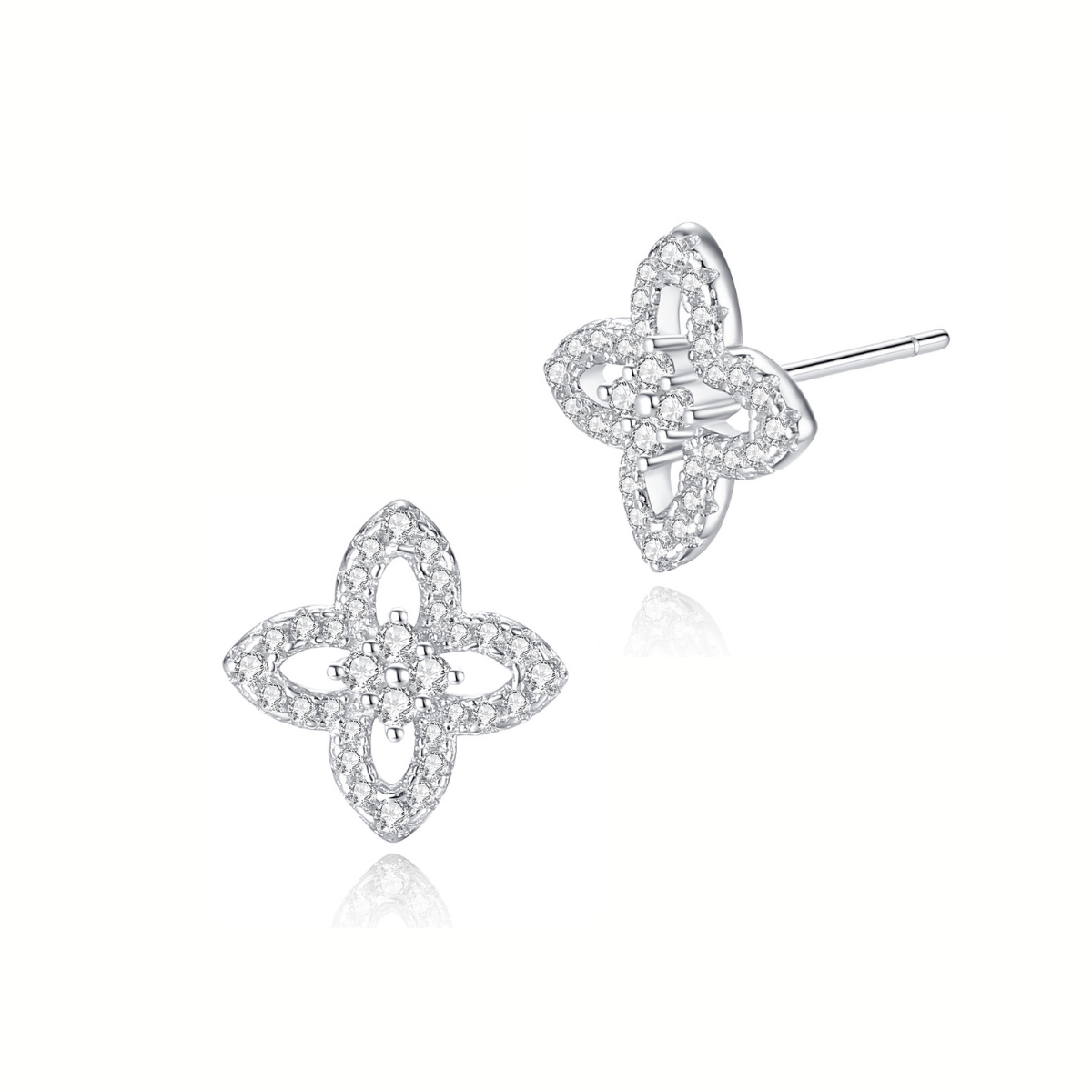 Belle Clover Earstuds 925 Silver