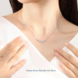 Dainty Zircon Necklace 925 Silver