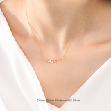 Dainty Zircon Necklace 925 Silver
