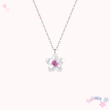 Ruka Pink Sakura Necklace 925 Silver