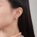 Sakura Butterfly Earjacket 925 Silver