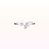 Dainty Reiko Sakura Ring 925 Silver