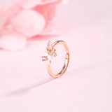Dainty Reiko Sakura Ring 925 Silver