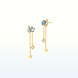 Aurora Berri Star Earrings 925 Silver