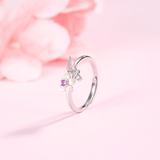 Dainty Reiko Sakura Ring 925 Silver