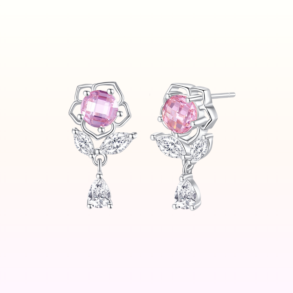 Blush Rosie Earrings 925 Silver