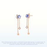 Aurora Berri Star Earrings 925 Silver