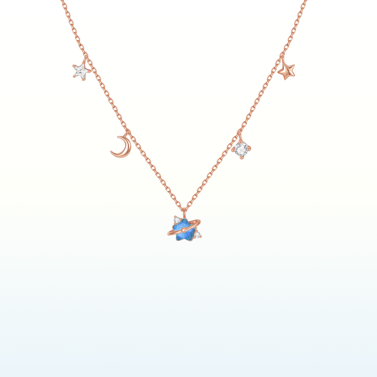 Aurora Berri Star Necklace 925 Silver