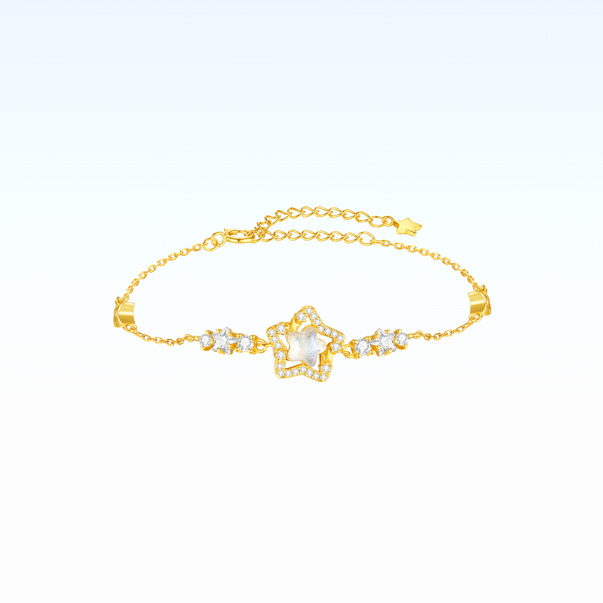 Mysteri Dark Night Star Bracelet 925 Silver