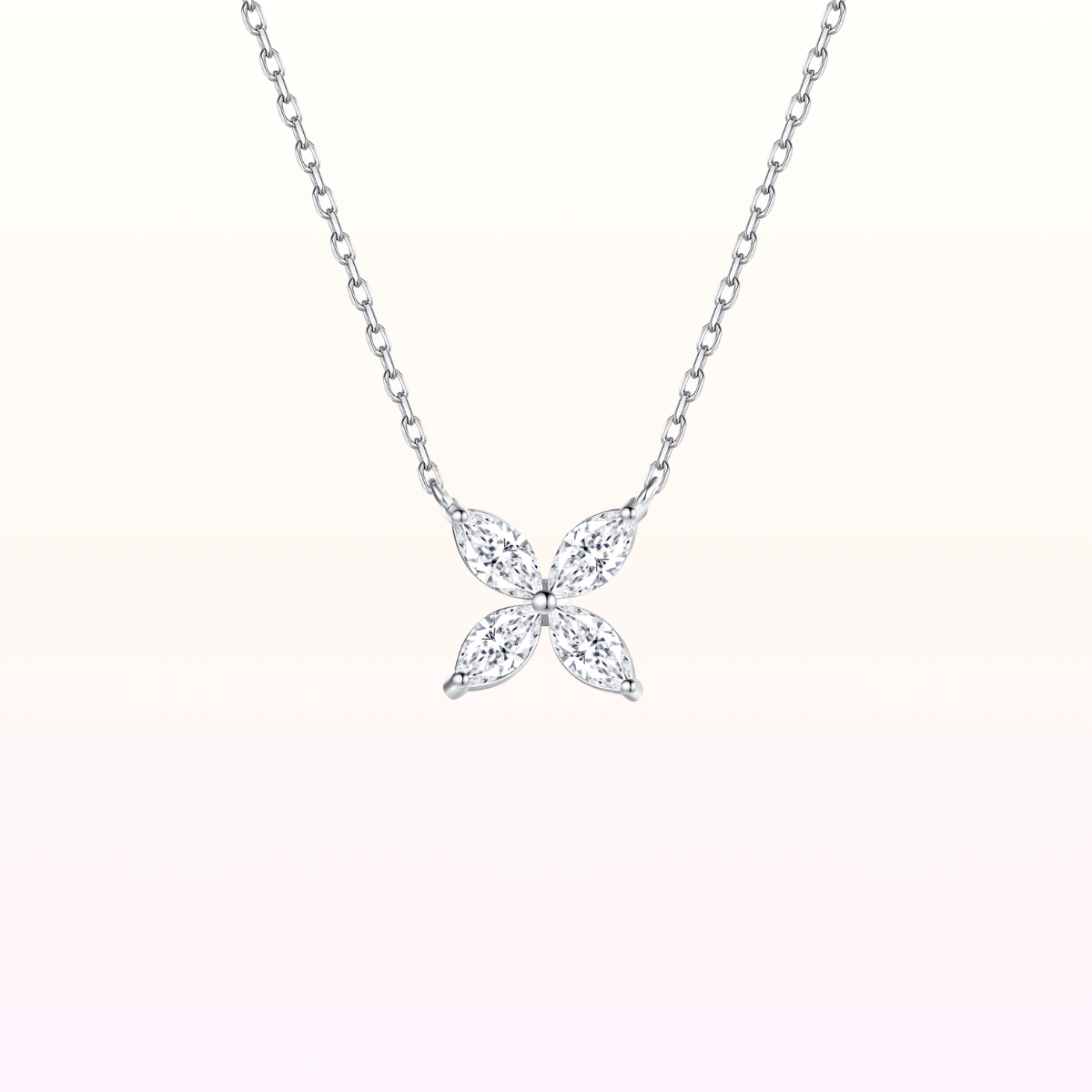 Elena Clover Necklace 925 Silver