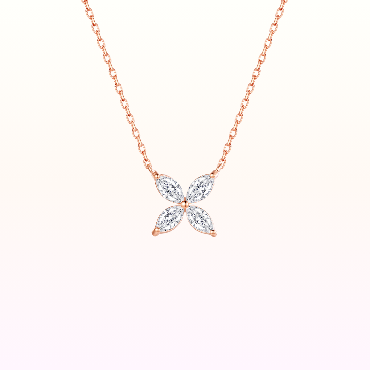 Elena Clover Necklace 925 Silver