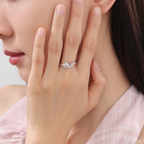 Dainty Reiko Sakura Ring 925 Silver