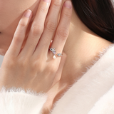 Diva Shell Pearl Ring 925 Silver