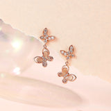 Papillon Butterfly Earrings 925 Silver