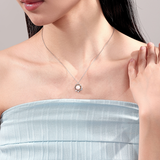 Diva Shell Pearl Necklace 925 Silver