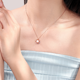 Diva Shell Pearl Necklace 925 Silver