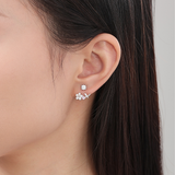 Sakura Butterfly Earjacket 925 Silver