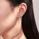 Hoshi Dolphin Earrings 925 Silver