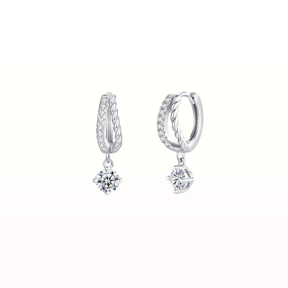 Somi Stone Huggies 925 Silver