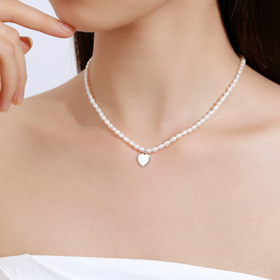 Jaime Freshwater Pearl Necklace 925 Silver