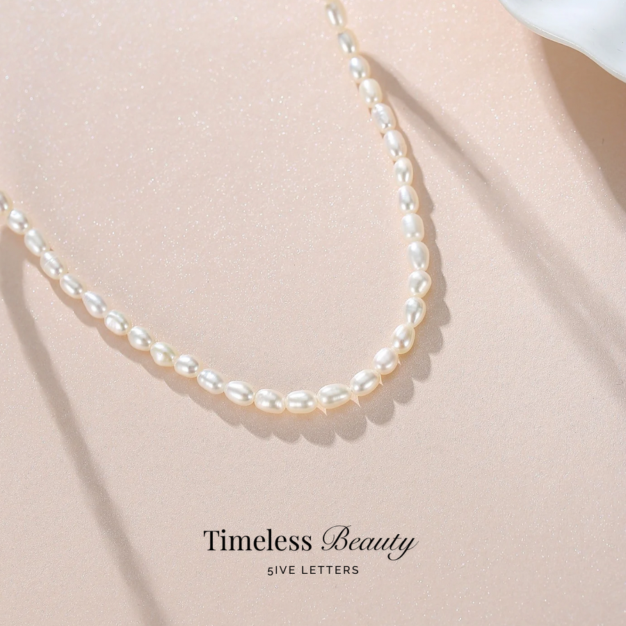Jaime Freshwater Pearl Necklace 925 Silver