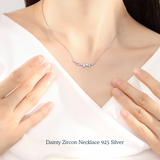 Dainty Zircon Necklace 925 Silver