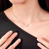 Milly Spinning Clover Necklace 925 Silver