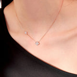 Milly Spinning Clover Necklace 925 Silver