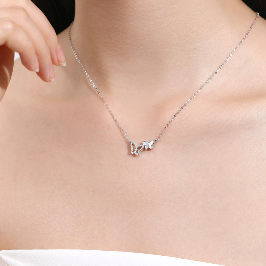 Molly Butterfly Necklace 925 Silver
