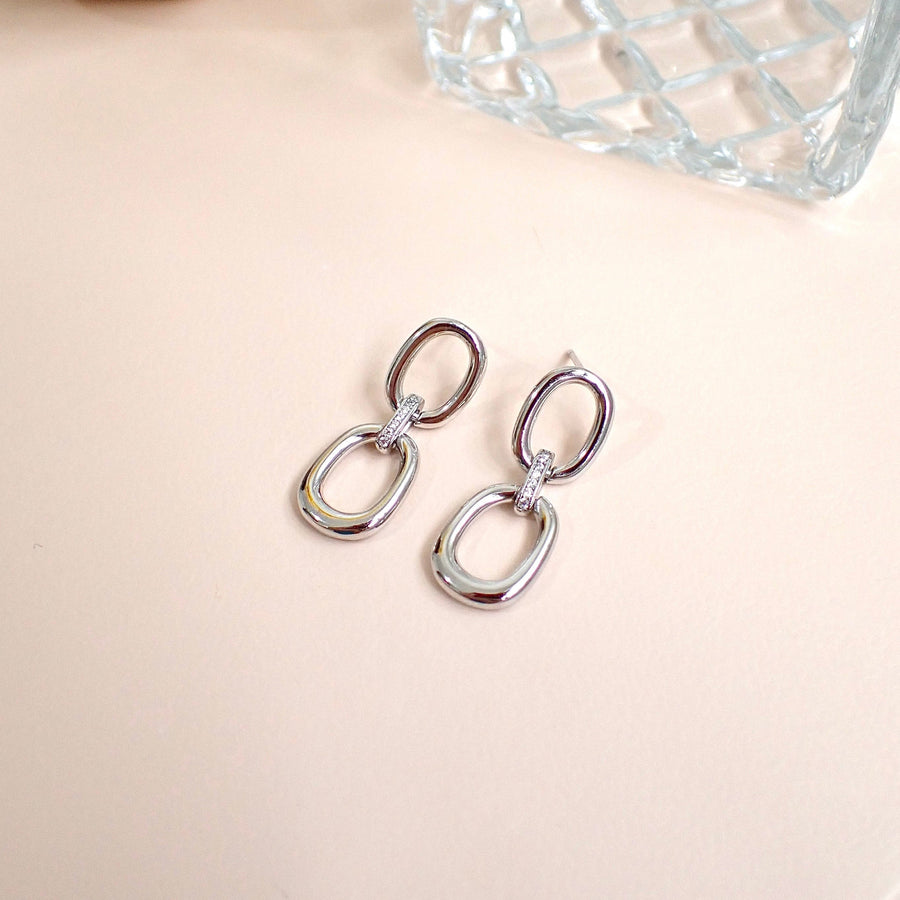 Debbi Chain Earrings 925 Silver