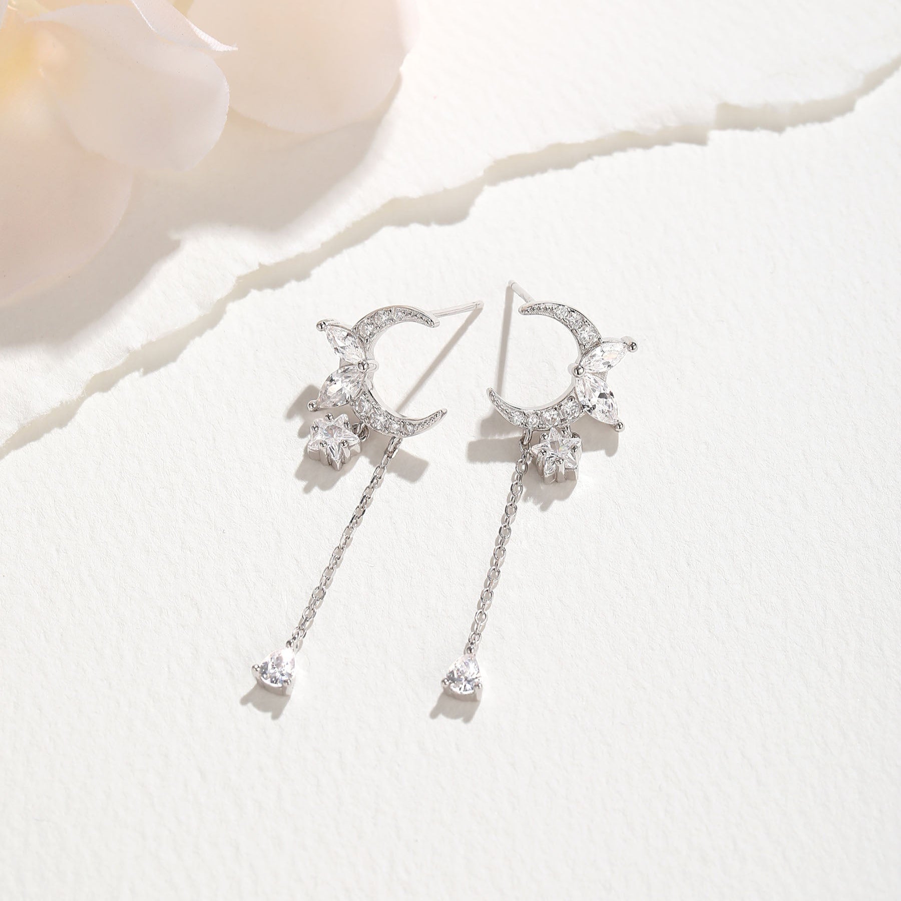 Moonwhisper Butterfly Earrings 925 Silver