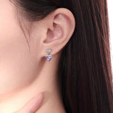 Aurora Kiyomi Heart Earstud 925 Silver