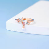 Diva Shell Pearl Ring 925 Silver