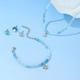 Aquamarine Bracelet 925 Silver