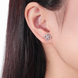 Belle Clover Earstuds 925 Silver