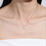 Shella Shell Butterfly Necklace 925 Silver