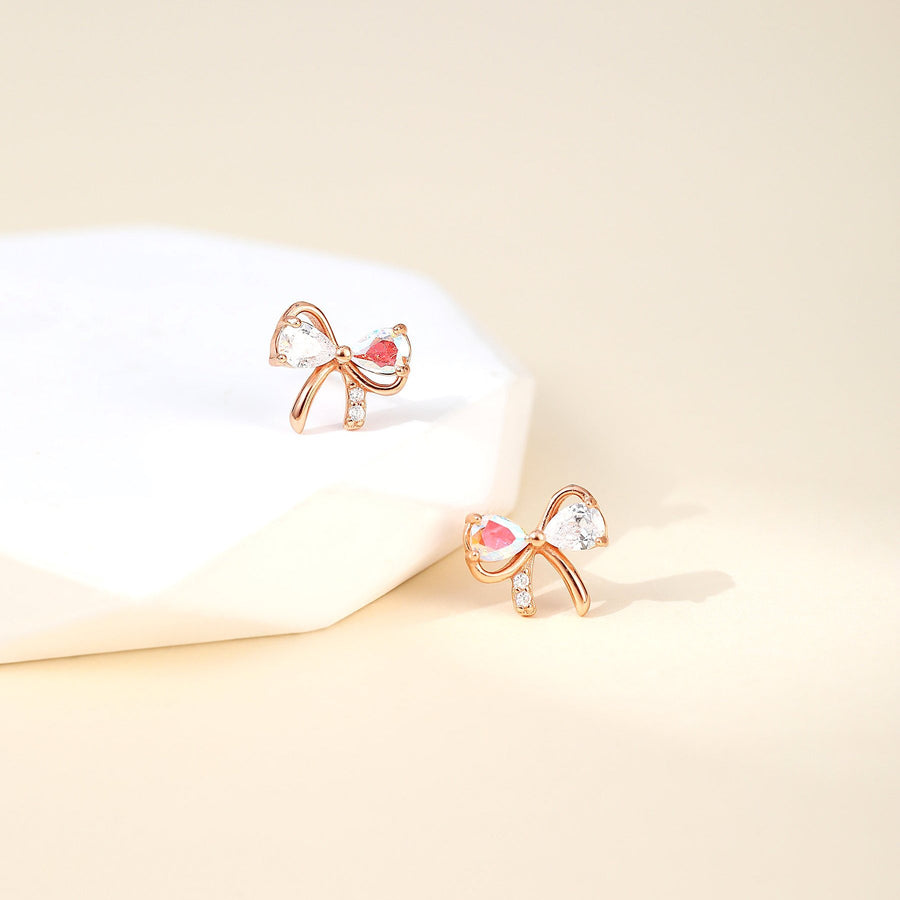 Kiyo Ribbon Earstud 925 Silver