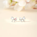 Kiyo Ribbon Earstud 925 Silver